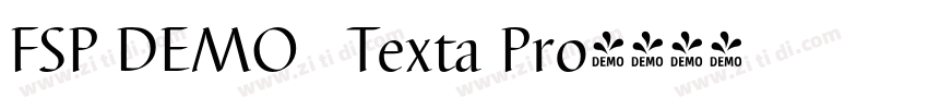 FSP DEMO   Texta Pro字体转换